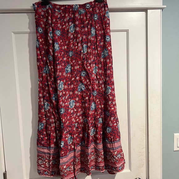 Spell Folktown Skirt in Wine - XL - Picture 5 of 14